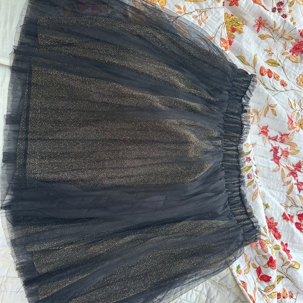 Elegant Black Tulle Skirt